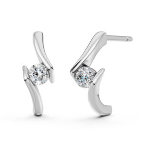 Hoa tai 10K Kim Cương Lab-grown Brooke