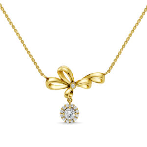 Dây Chuyền 10K Kim Cương Lab-grown Alice in Wonderland