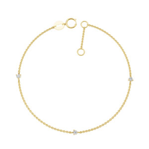 Vòng tay 10K CZ Fated Love