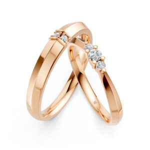 Cặp Nhẫn Cưới 10K CZ Sweet Dream