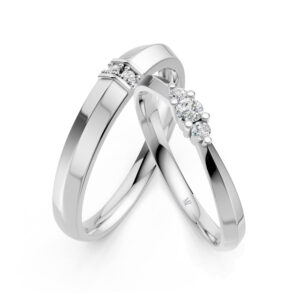 Cặp Nhẫn Cưới 10K CZ Sweet Dream
