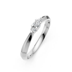 Nhẫn Cưới Nữ 14K CZ Sweet Dream-Slim Design