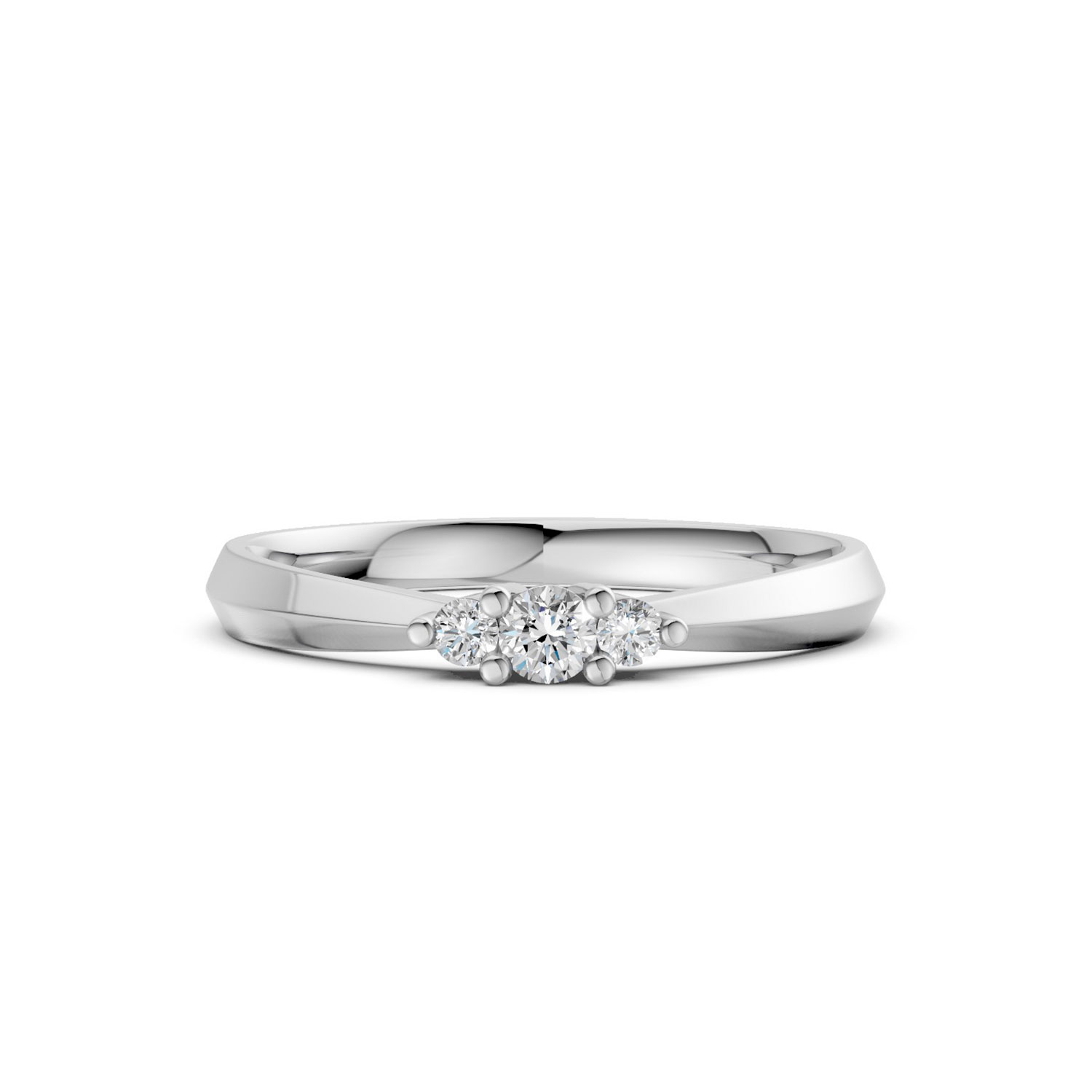 Nhẫn Cưới Nữ 14K CZ Sweet Dream-Slim Design Nhẫn Cưới Nữ 14K CZ Sweet Dream-Slim Design