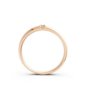 Nhẫn Cưới Nam 10K CZ Sweet Dream-Solid Band