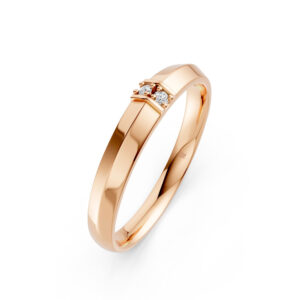 Nhẫn Cưới Nam 10K CZ Sweet Dream-Solid Band