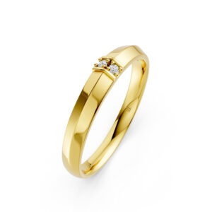 Nhẫn Cưới Nam 10K CZ Sweet Dream-Solid Band