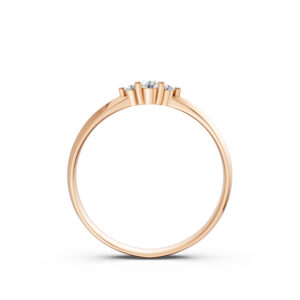 Nhẫn Cưới Nữ 10K CZ Sweet Dream - Slim Design(Solid Band)