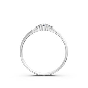 Nhẫn Cưới Nữ 10K CZ Sweet Dream - Slim Design(Solid Band)