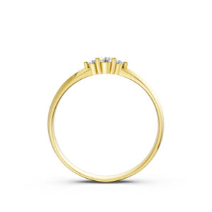 Nhẫn Cưới Nữ 10K CZ Sweet Dream - Slim Design(Solid Band)