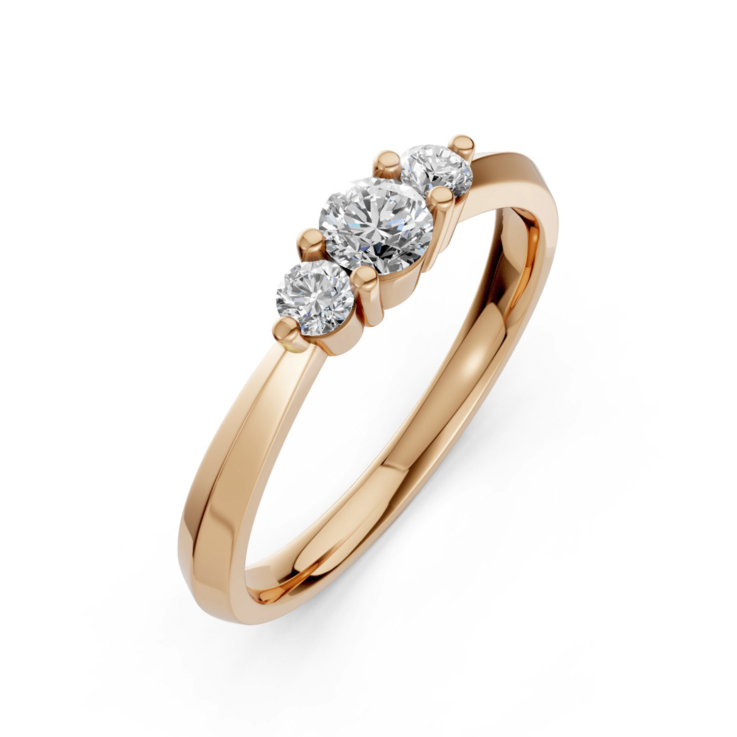 Nhẫn Cầu Hôn 14K Kim Cương Lab-grown Fanny Nhẫn Cầu Hôn 14K Kim Cương Lab-grown Fanny