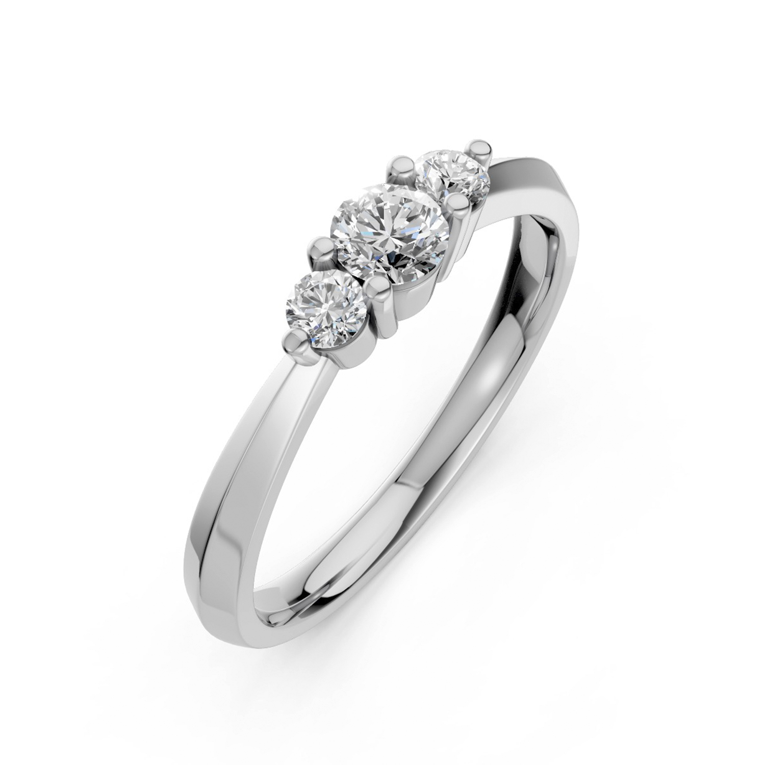 Nhẫn Cầu Hôn 14K Kim Cương Lab-grown Fanny Nhẫn Cầu Hôn 14K Kim Cương Lab-grown Fanny