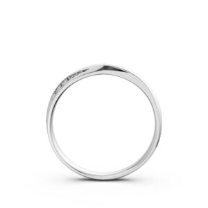 Nhẫn Cưới Nữ 10K CZ Good Vibes-Solid Band