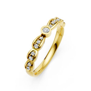 Nhẫn Cưới Nữ 10K CZ First Met