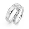 Cặp Nhẫn Cưới 14K CZ We Are The One