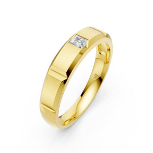 Nhẫn Cưới Nam 14K CZ Eternal Love