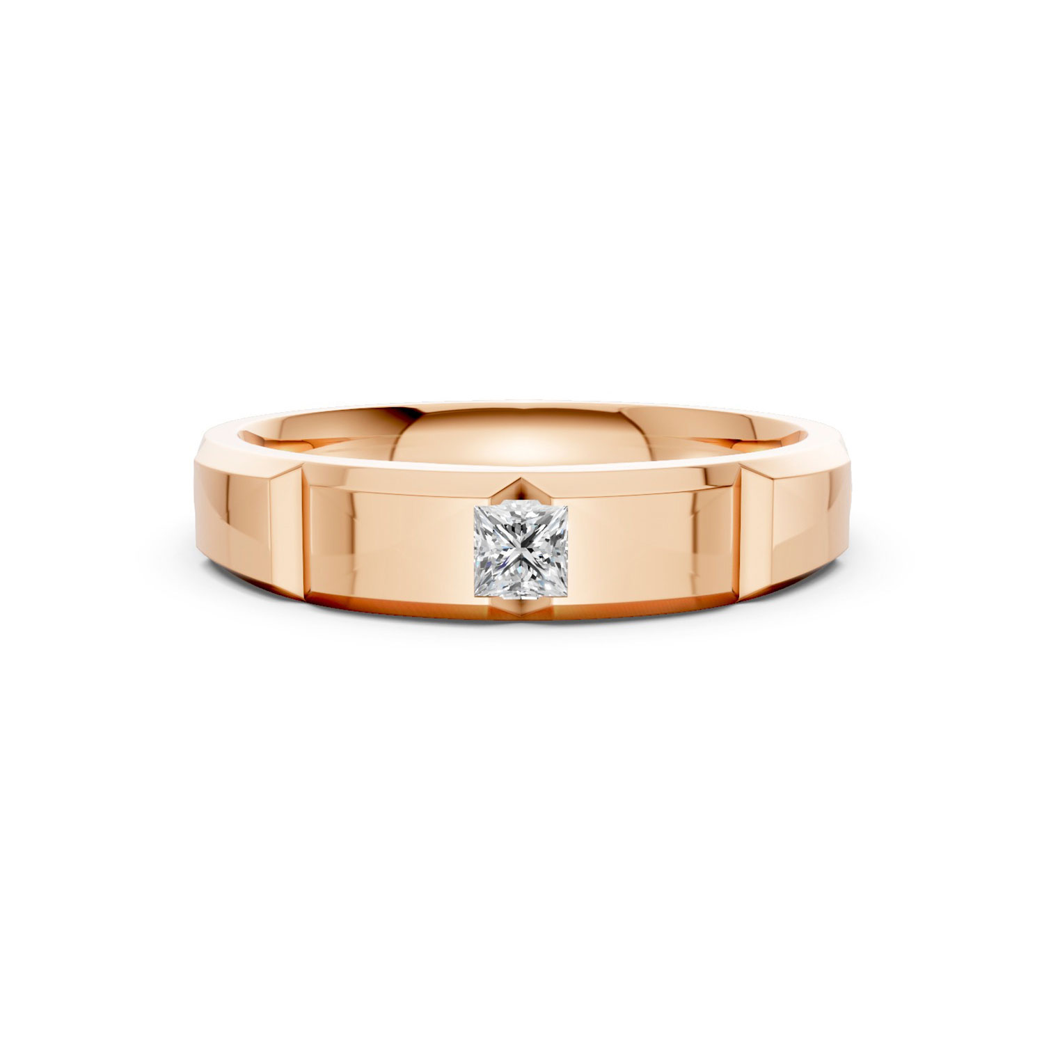 Nhẫn Cưới Nam 14K CZ Eternal Love Nhẫn Cưới Nam 14K CZ Eternal Love