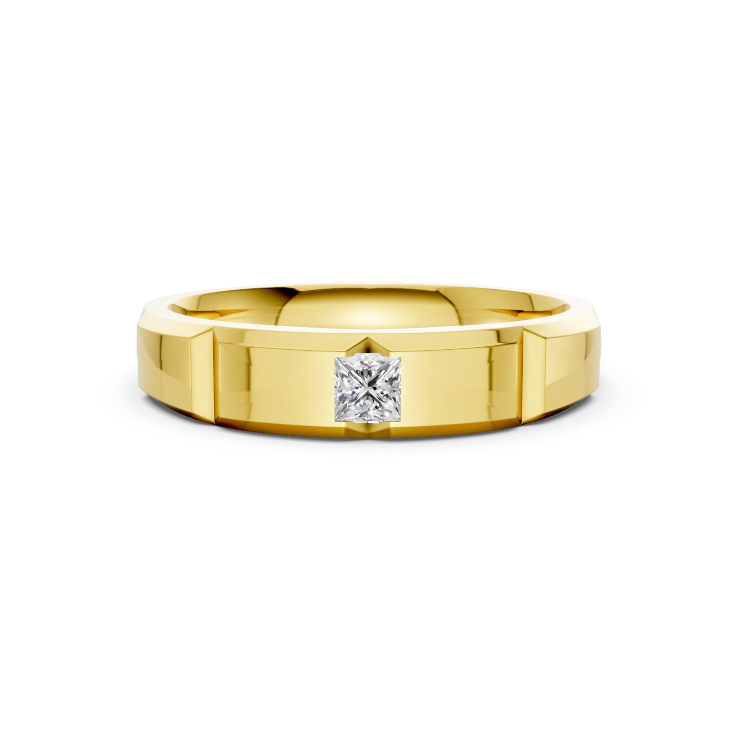 Nhẫn Cưới Nam 14K CZ Eternal Love Nhẫn Cưới Nam 14K CZ Eternal Love