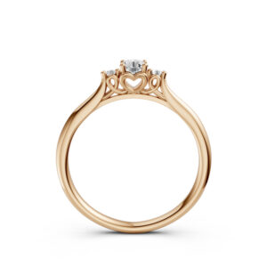 Nhẫn Cầu Hôn 14K Kim Cương Destined Love