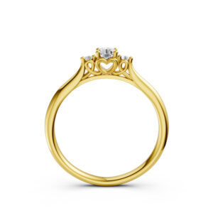 Nhẫn Cầu Hôn 14K Kim Cương Destined Love