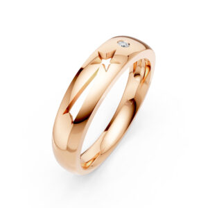 Nhẫn Cưới Nữ 14K Kim Cương Lab-grown Shooting Star
