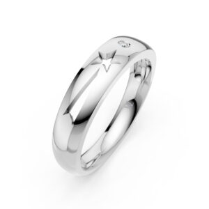 Nhẫn Cưới Nữ 14K Kim Cương Lab-grown Shooting Star