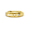 Nhẫn Cưới Nam 14K CZ Shooting Star