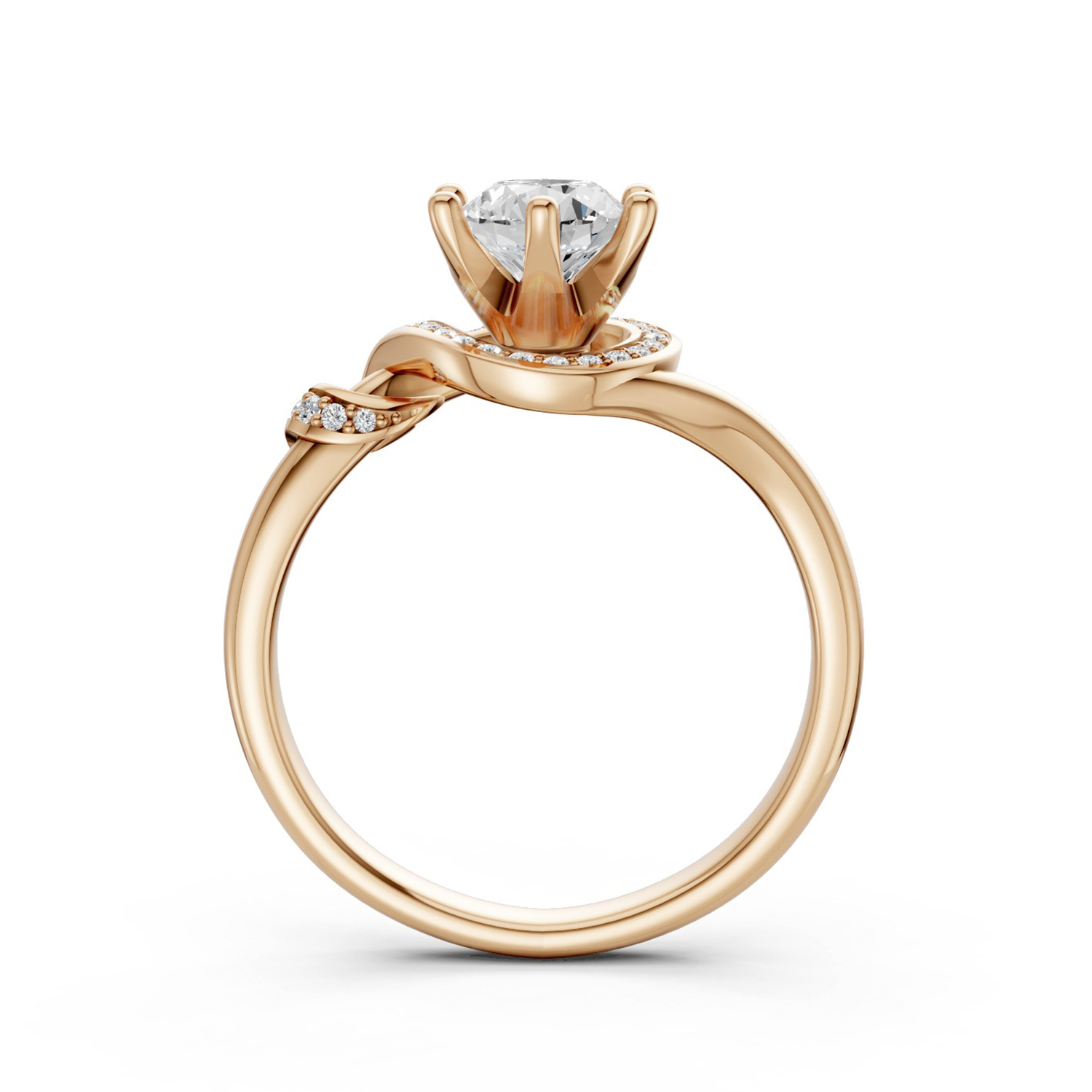 Nhẫn Cầu Hôn 14K Kim Cương My Serene Beauty Nhẫn Cầu Hôn 14K Kim Cương My Serene Beauty