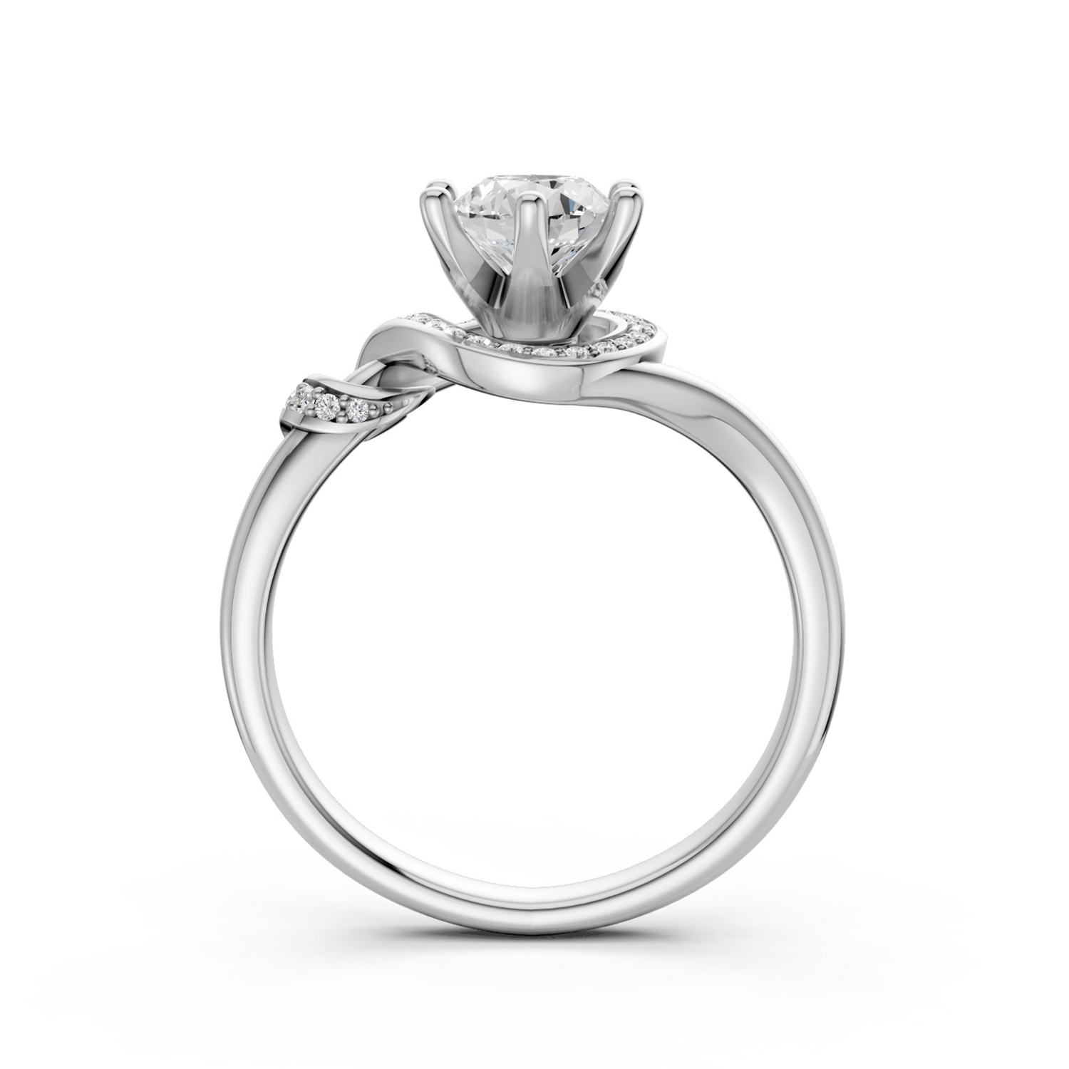 Nhẫn Cầu Hôn 14K Kim Cương My Serene Beauty Nhẫn Cầu Hôn 14K Kim Cương My Serene Beauty