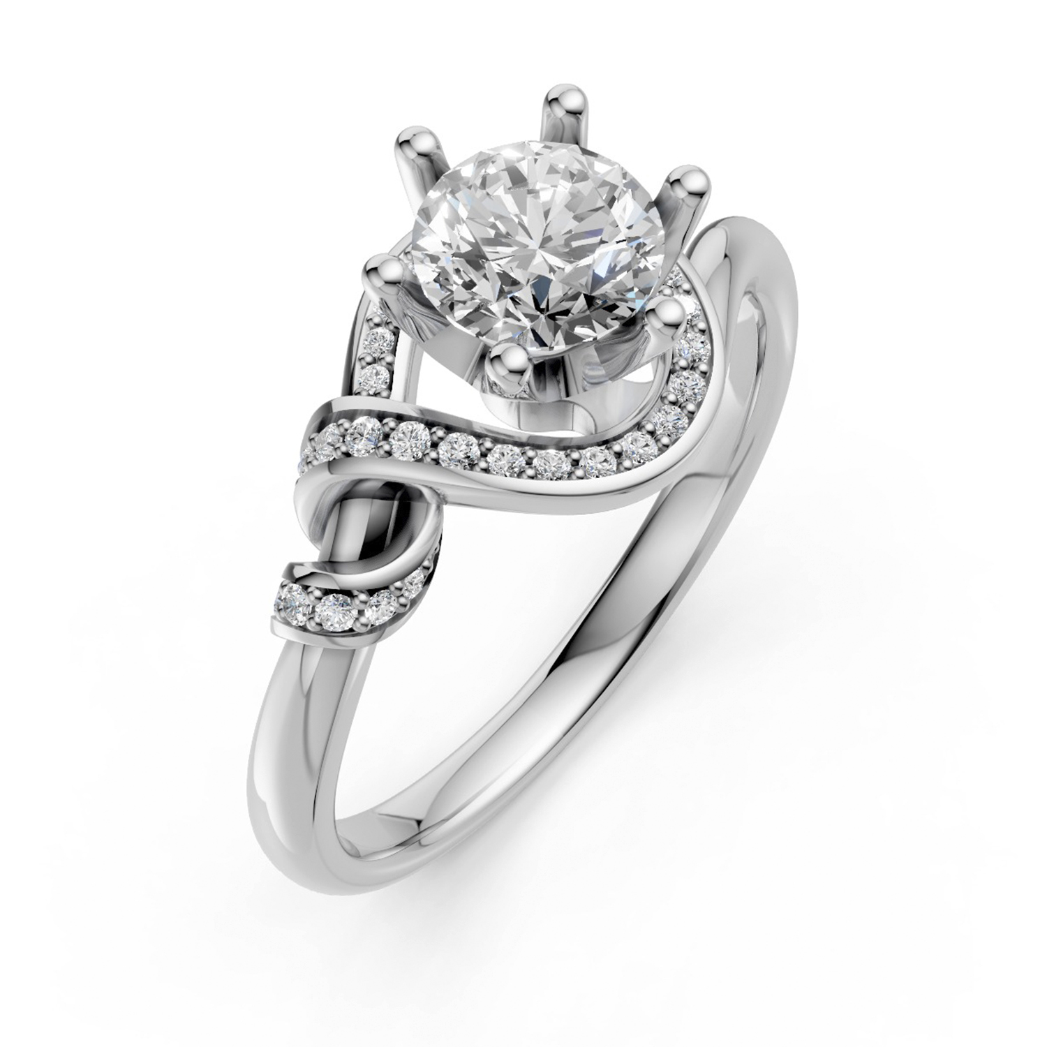 Nhẫn Cầu Hôn 14K Kim Cương My Serene Beauty Nhẫn Cầu Hôn 14K Kim Cương My Serene Beauty