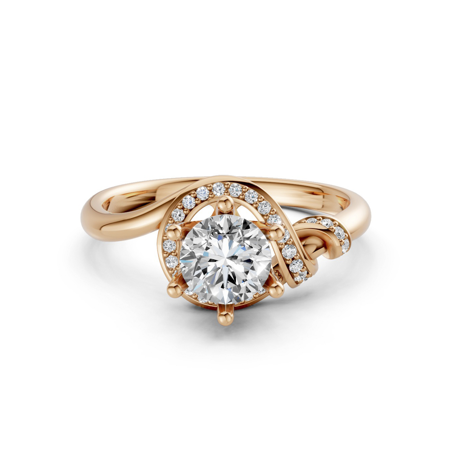 Nhẫn Cầu Hôn 14K Kim Cương My Serene Beauty Nhẫn Cầu Hôn 14K Kim Cương My Serene Beauty