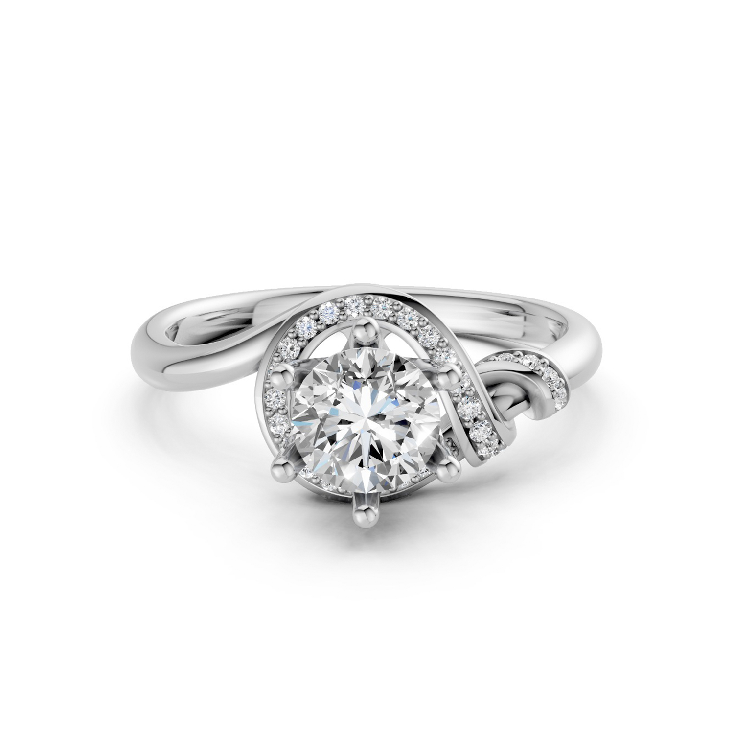 Nhẫn Cầu Hôn 14K Kim Cương My Serene Beauty Nhẫn Cầu Hôn 14K Kim Cương My Serene Beauty
