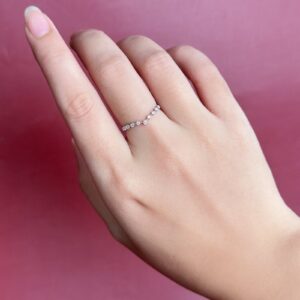 Nhẫn Bạc CZ Nura