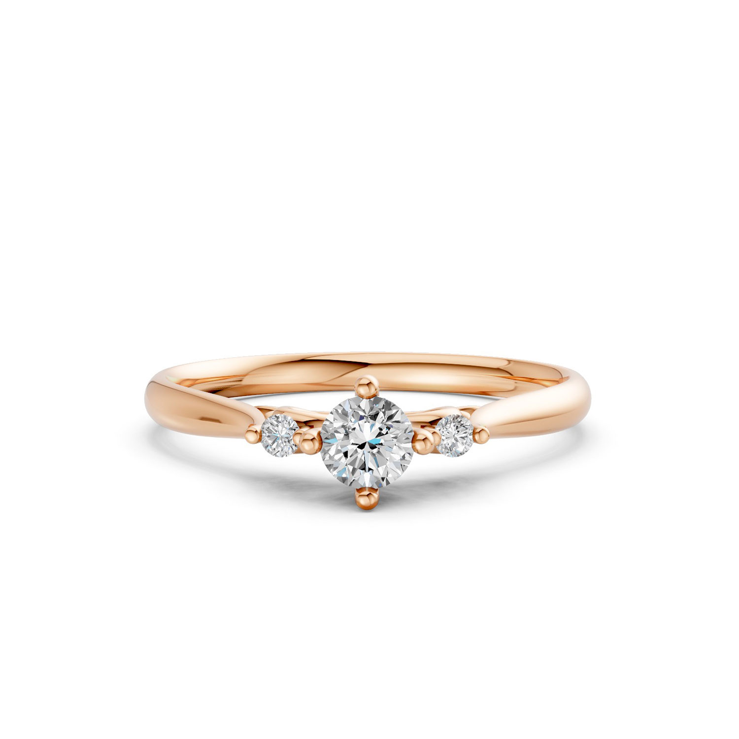 Nhẫn Cầu Hôn 14K Kim Cương Lab-grown Little Lady-Slim Design Nhẫn Cầu Hôn 14K Kim Cương Lab-grown Little Lady-Slim Design