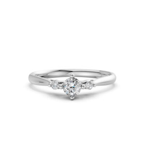 Nhẫn Cầu Hôn 10K CZ Little Lady-Slim Design