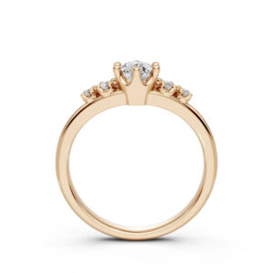 Nhẫn Cầu Hôn 14K CZ Doris