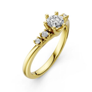 Nhẫn Cầu Hôn 14K CZ Doris