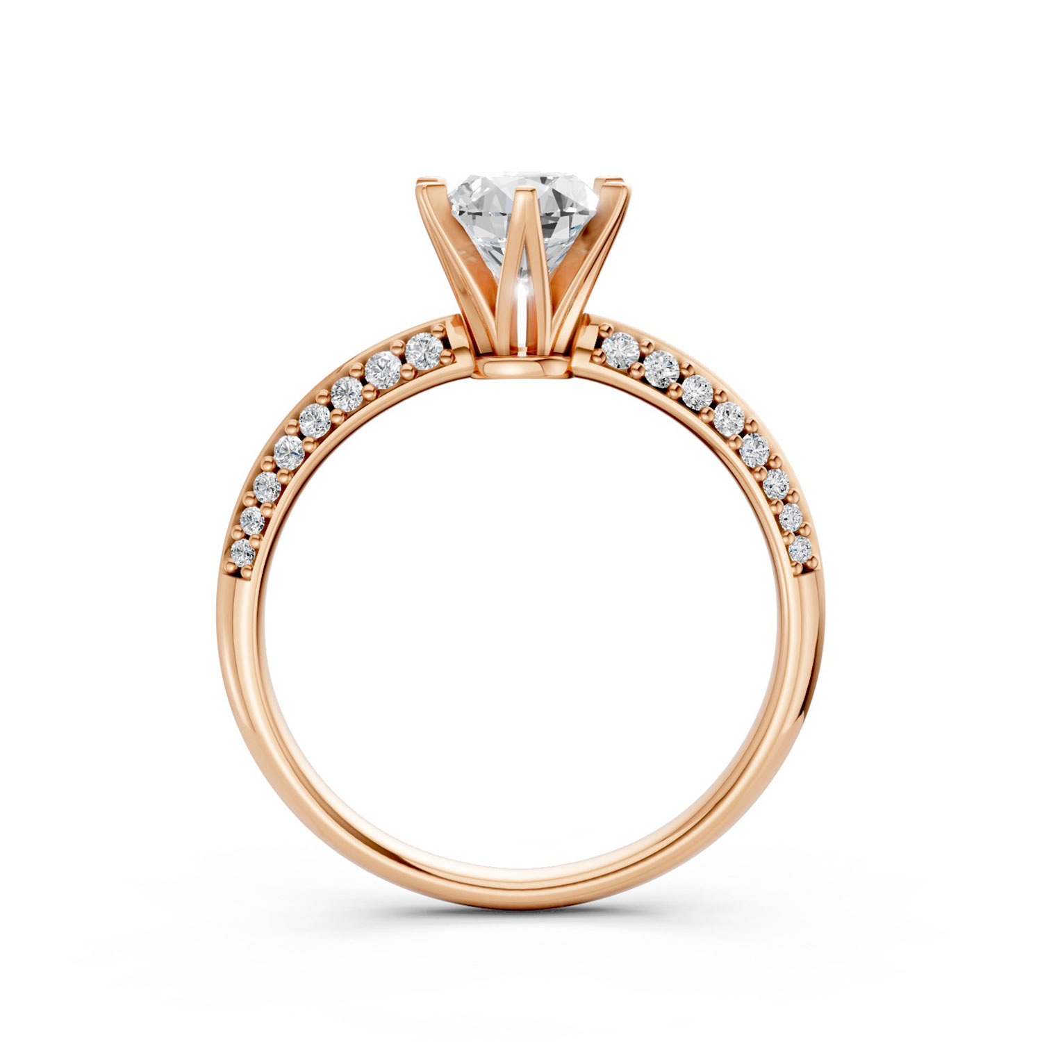 Nhẫn Cầu Hôn 14K CZ Crown Of Love Nhẫn Cầu Hôn 14K CZ Crown Of Love