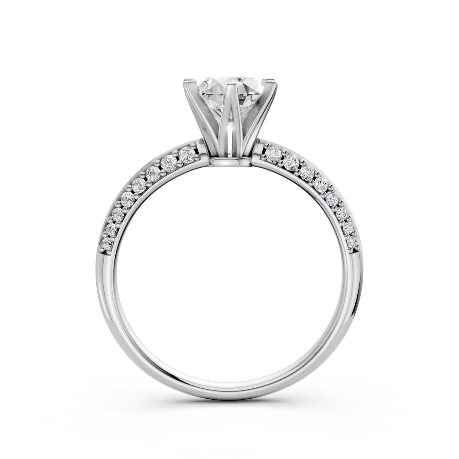 Nhẫn Cầu Hôn 14K CZ Crown Of Love Nhẫn Cầu Hôn 14K CZ Crown Of Love