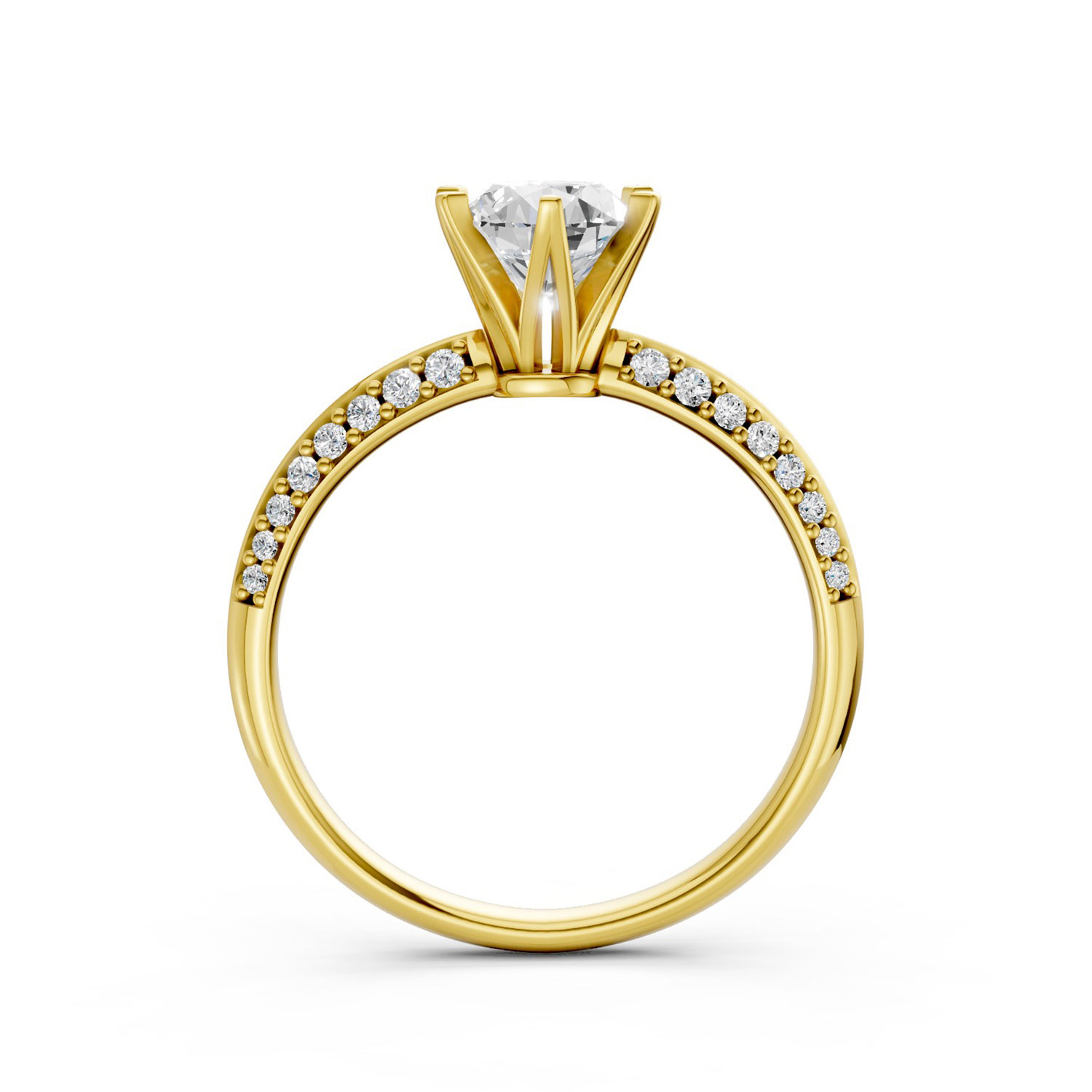 Nhẫn Cầu Hôn 14K CZ Crown Of Love Nhẫn Cầu Hôn 14K CZ Crown Of Love