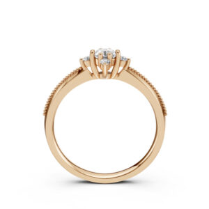 Nhẫn Cầu Hôn 14K CZ Fanny