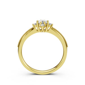 Nhẫn Cầu Hôn 14K CZ Fanny