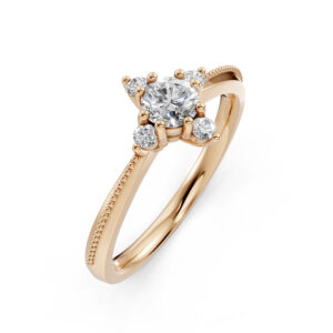 Nhẫn Cầu Hôn 14K CZ Fanny