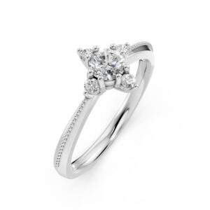 Nhẫn Cầu Hôn 14K CZ Fanny