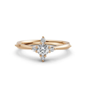 Nhẫn Cầu Hôn 14K CZ Fanny