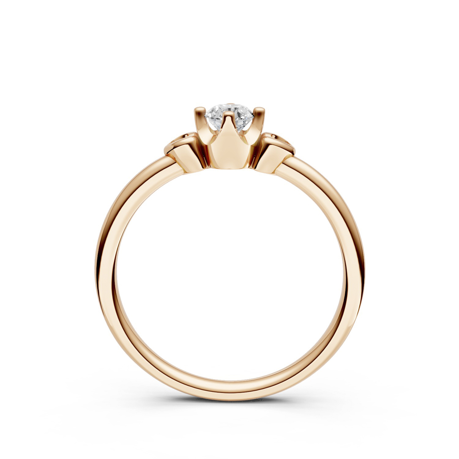 Nhẫn Cầu Hôn 14K Kim Cương Lab-grown Jolin Nhẫn Cầu Hôn 14K Kim Cương Lab-grown Jolin