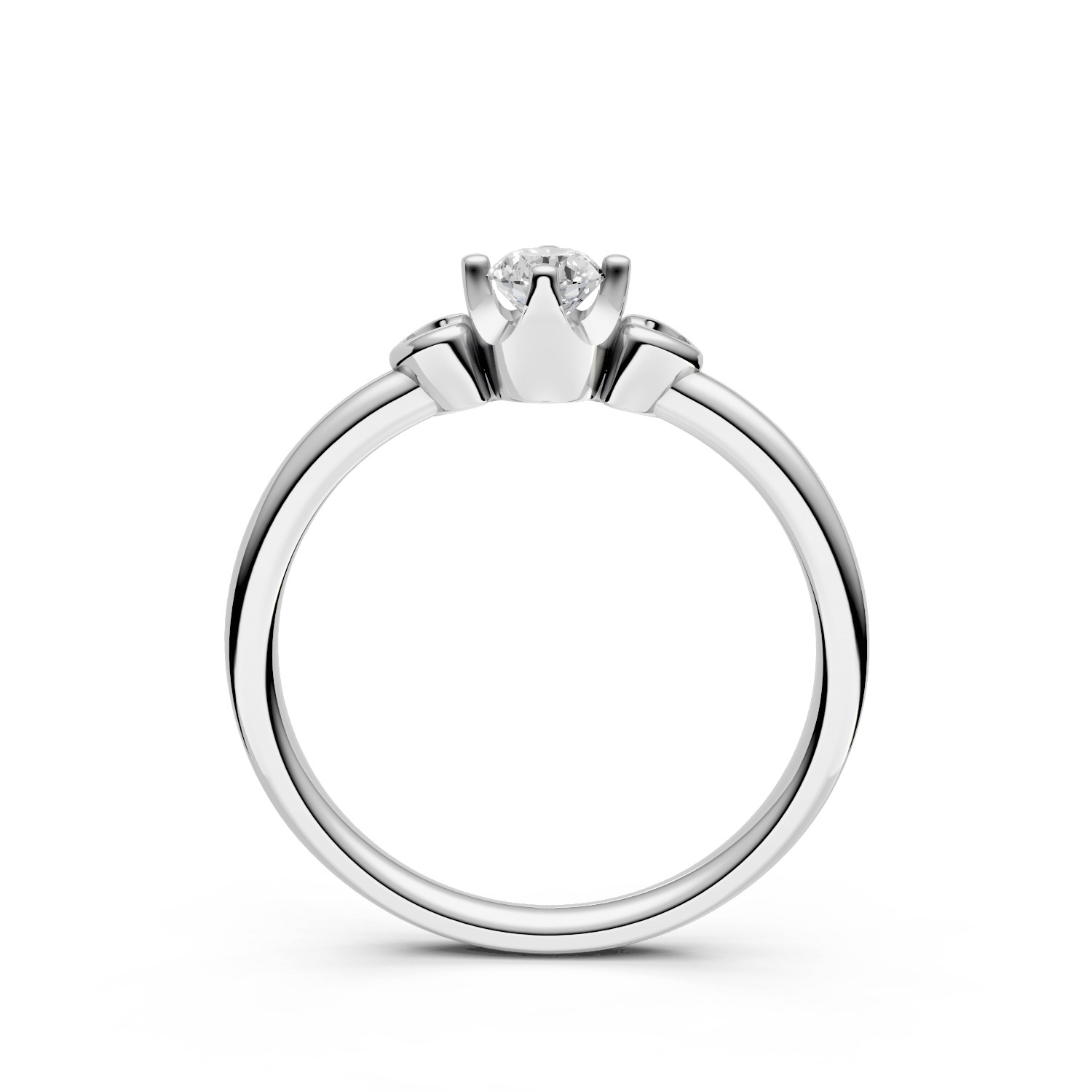 Nhẫn Cầu Hôn 14K Kim Cương Lab-grown Jolin Nhẫn Cầu Hôn 14K Kim Cương Lab-grown Jolin