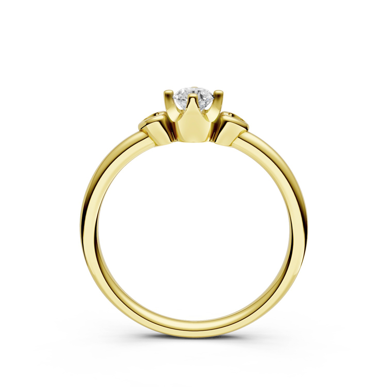 Nhẫn Cầu Hôn 14K Kim Cương Lab-grown Jolin Nhẫn Cầu Hôn 14K Kim Cương Lab-grown Jolin
