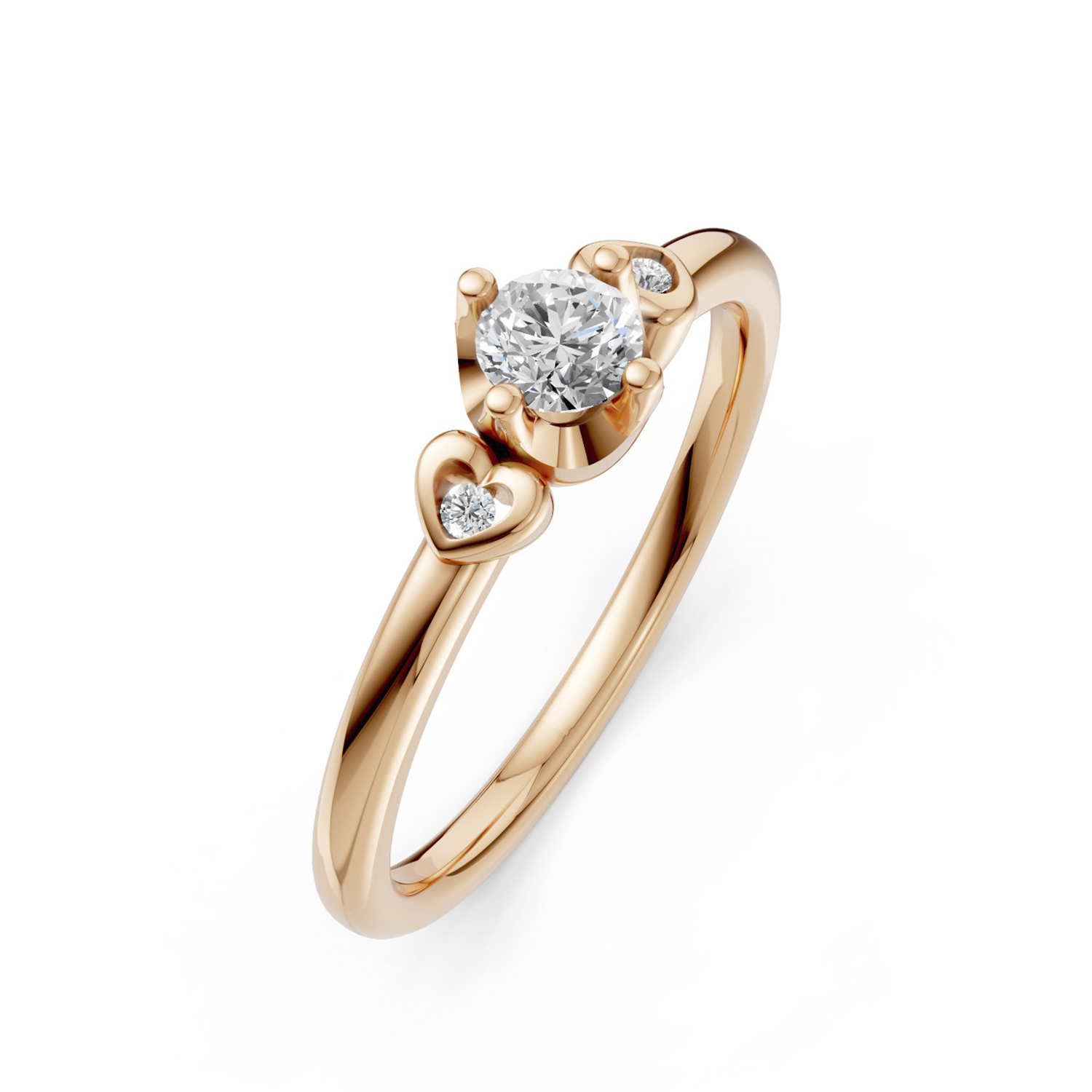 Nhẫn Cầu Hôn 14K Kim Cương Lab-grown Jolin Nhẫn Cầu Hôn 14K Kim Cương Lab-grown Jolin