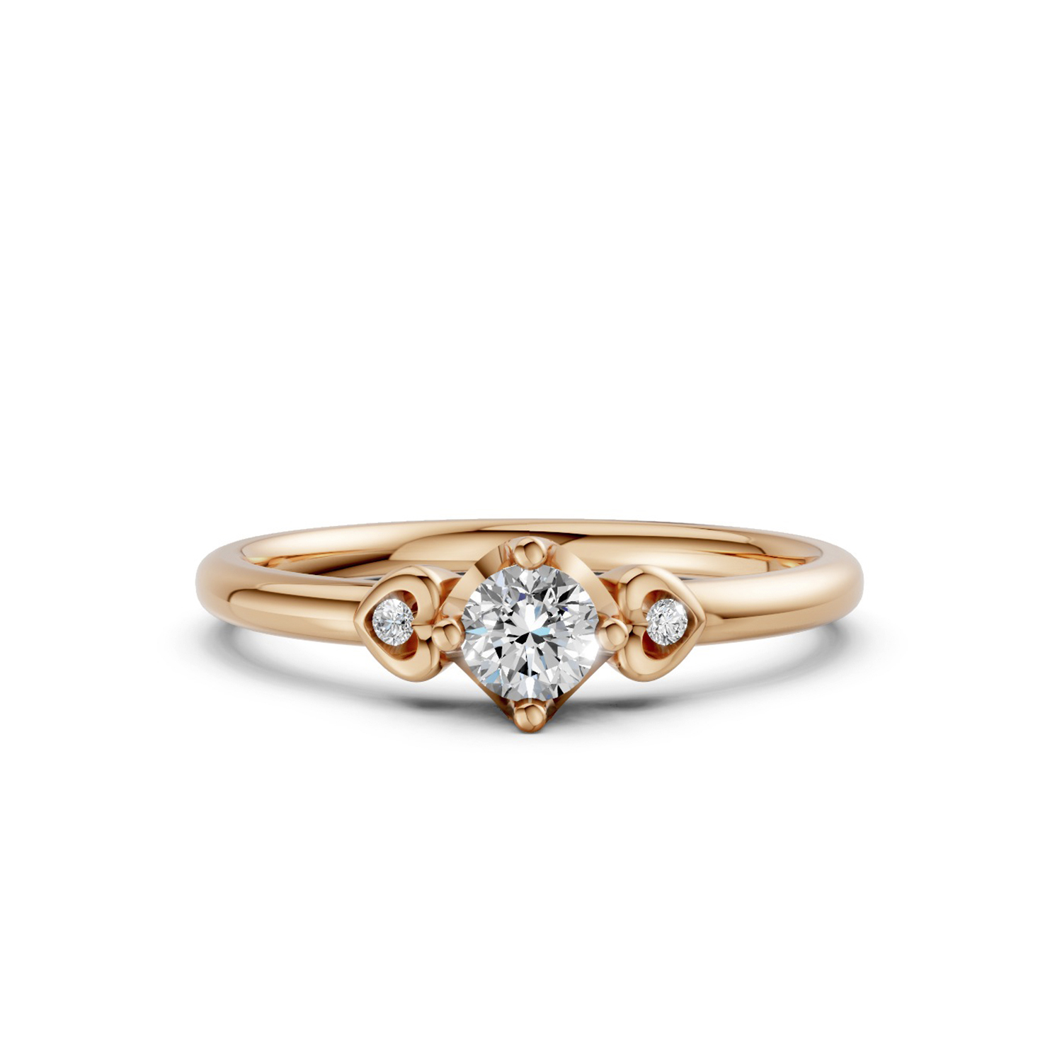 Nhẫn Cầu Hôn 14K Kim Cương Lab-grown Jolin Nhẫn Cầu Hôn 14K Kim Cương Lab-grown Jolin