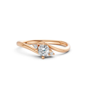 Nhẫn Cầu Hôn 14K Kim Cương Lab-grown Tiny Petunia